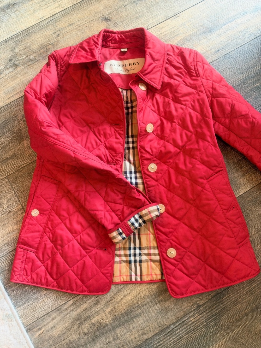Burberry London Red Jacket